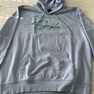 Staple Pigeon Light Blue Hoodie with Mint Details Size L Worn Once
